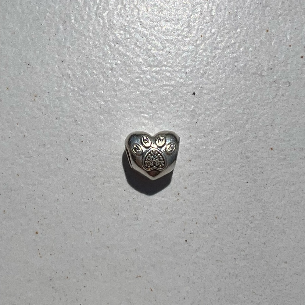 Authentic Pandora Retired “I Love My Pet” charm